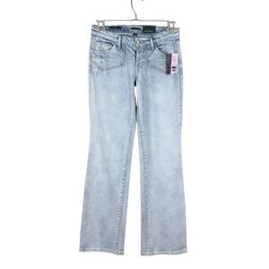 Y2K Low Rise Boot Cut Jeans Size 6 Hippie Festival Edgy 90s Flare Western New